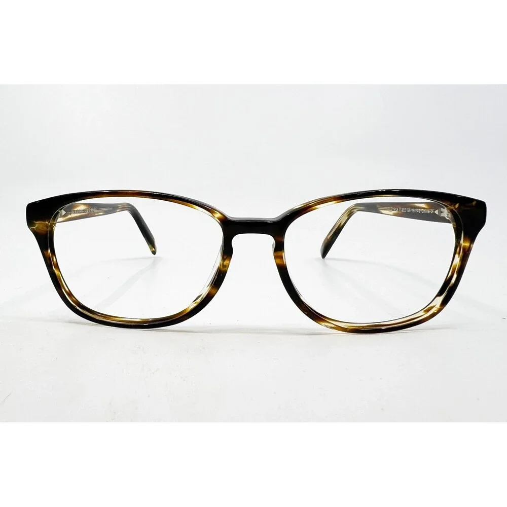 Warby Parker Clemens Eyeglasses Women Brown Tortoise M-256 54-16-142